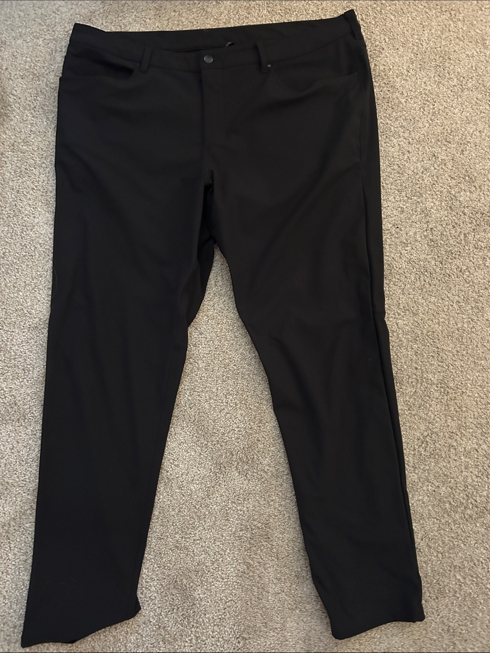 lululemon athletica Men's Black 5 pocket ABC pants